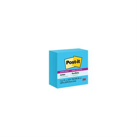 Post-it® Super Sticky Notes electric blue