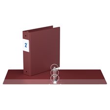 Round Ring Essential Binder 2 in. burgundy