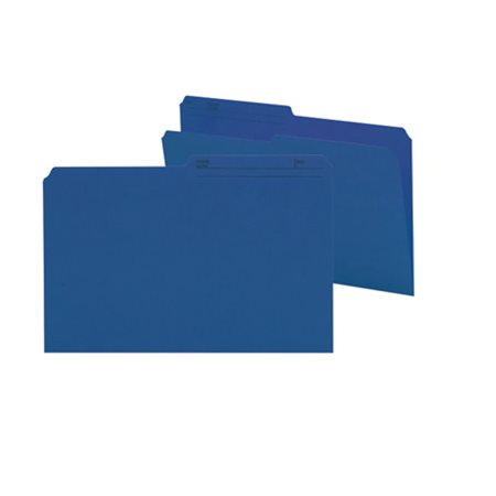 Coloured Reversible File Folders Legal size navy