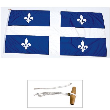 Quebec flag 27 x 54"