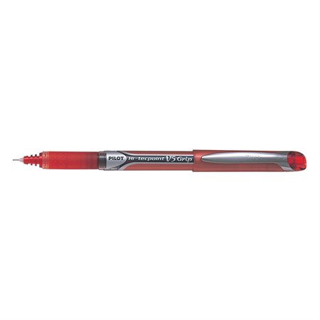 Hi-Tecpoint Grip V5  /  V7 Rolling Ballpoint Pens 0.7 mm V7 red