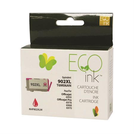 Remanufactured High Yield Ink Jet Cartridge (Alternative to HP 902XL) magenta