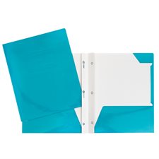 Couverture de présentation turquoise