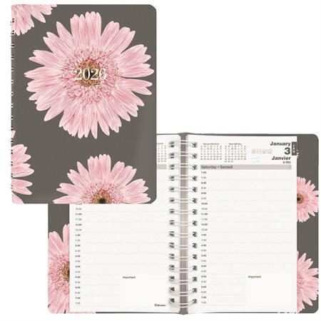 Pink Daisy Daily Diary (2025)