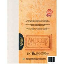 Papier Antique Bond Paquet de 100 vieilli