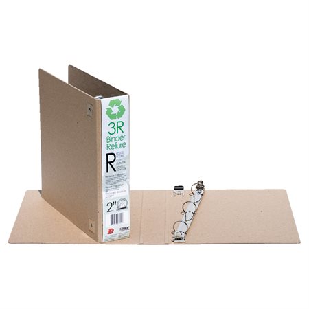 3R Recycled Cardboard Binder Round rings 2 in.