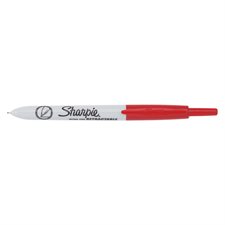 Retractable Permanent Marker Ultra-fine red