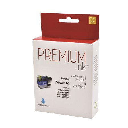 Compatible Ink Jet Cartridge (Alternative to Brother LC3013XL) cyan