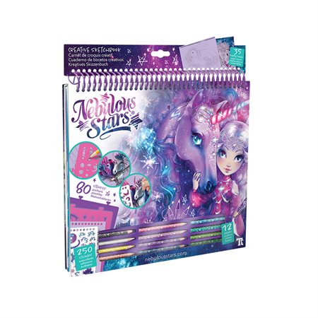 Fantasy Horses Drawing Pad Galaxy