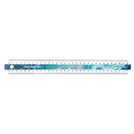 30 cm Non-Shatter Ruler