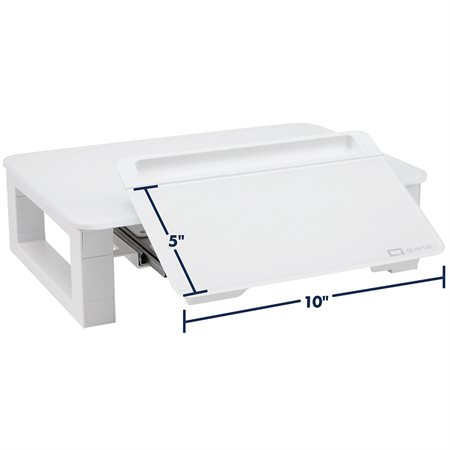 Quartet® Desktop Glass™ Monitor Riser