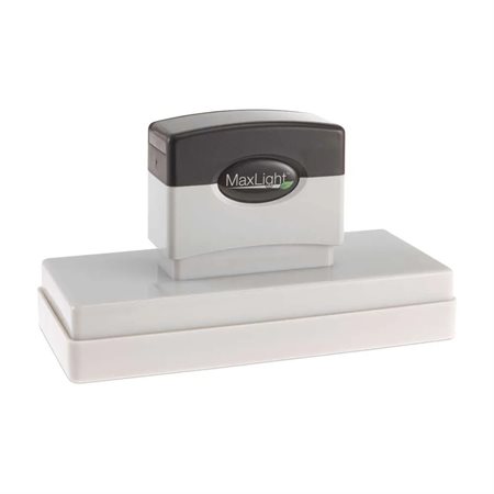 Maxlight Pre-Inked Stamp XL2-750 - 1 1 / 2 x 4 3 / 4 in. – max. 8 lines