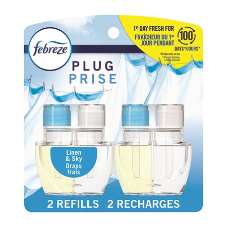 Recharges de rafraichisseur d'air Febreze® lin et ciel