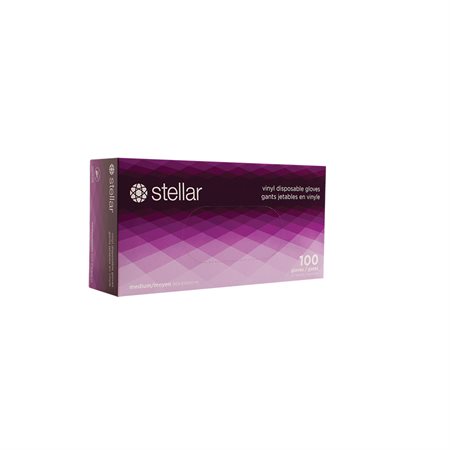 Stellar Vinyl Disposable Gloves medium