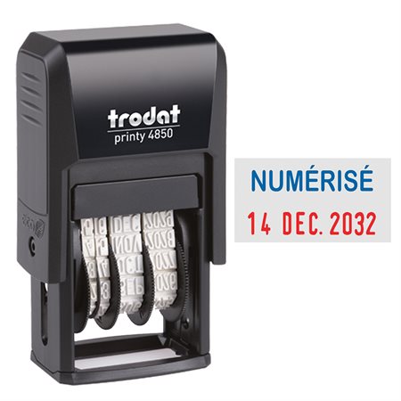 Printy Dater 4850L Self-Inking Pocket Dater NUMÉRISÉ