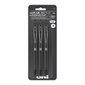 207 Plus Retractable Gel Pen Pack of 3 black