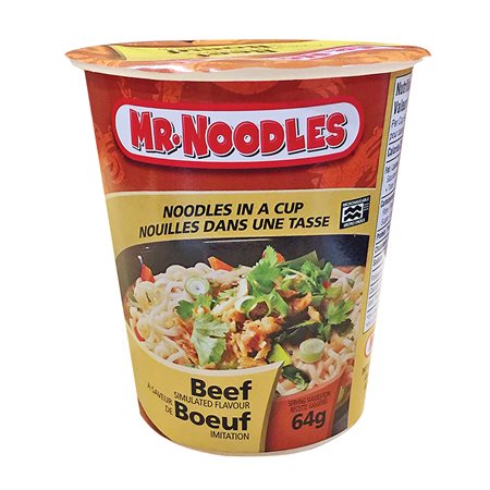 Nouilles dans une tasse Mr. Noodles boeuf