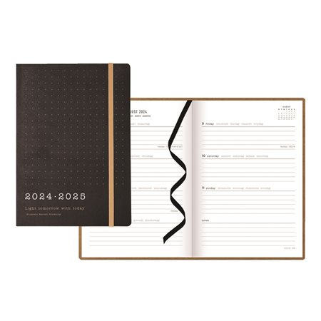 Weekly Academic Planner (2024-2025) black