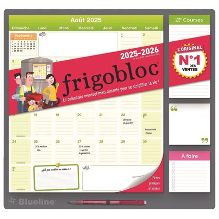 Fridgeplanner Magnet Calendar (2025) French