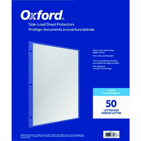 Side-Load Sheet Protectors