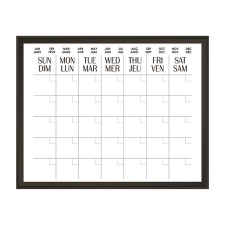 Magnetic Dry-Erase Calendar Board