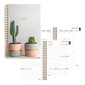 Succulent Plants Weekly Planner (2025) 8 x 5 in. No appointment schedule.