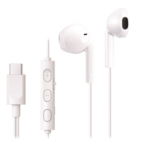 USB-C Gumy Earphones coconut white