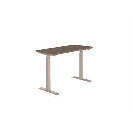 Newland Height Adjustable Desk 46 in W x 23 in D x 22.6-48.2 in H absolute acajou