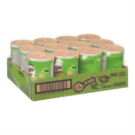 Pringles Sour Cream and Onion Cans