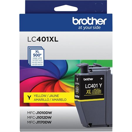 Cartouche jet d'encre Brother LC401XL jaune