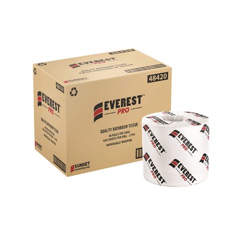 Everest Pro 2-Ply Toilet Tissue 420 sheets / roll