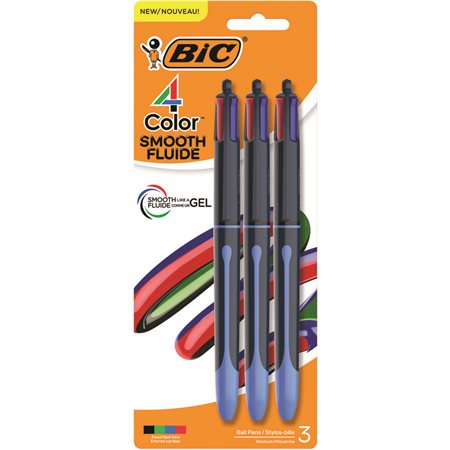 4 Color Smooth Ink Retractable Ballpoint Pen