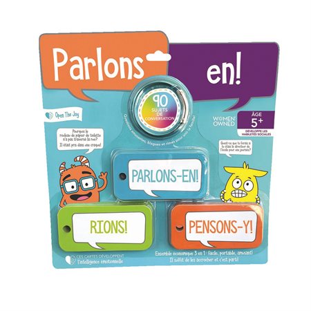 Open The Joy Let's Chat Cards Pocket Edition French Version