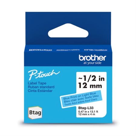 Non-Laminated Tape for Label Makers. blue