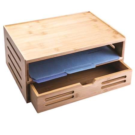 Bamboo Organizer With Drawer