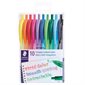 STAEDTLER® Triangular Retractable Ballpoint Pens