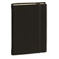 Quo Vadis Silk Notebook 6 ¼ x 9 ½  in black