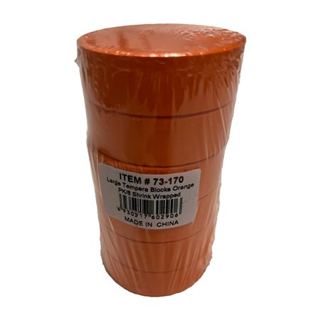Tempera Blocks - Orange