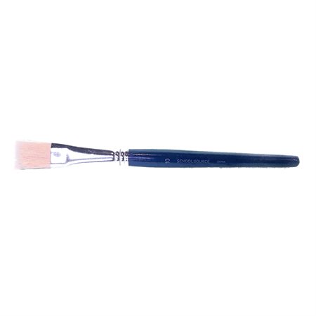 SHORT BLUE HDL.BRIS.FLAT BRUSH 10