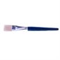 SHORT BLUE HDL.BRIS.FLAT BRUSH 12
