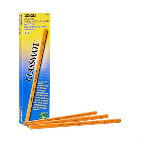 CLASSMATE PENCILS UNTIPPED. (12)