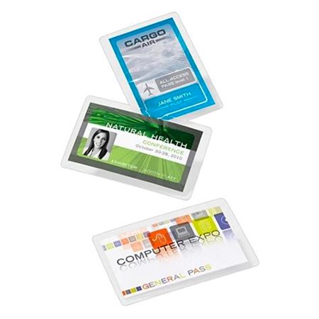 Pochettes de plastification pour plastifieuse à chaud