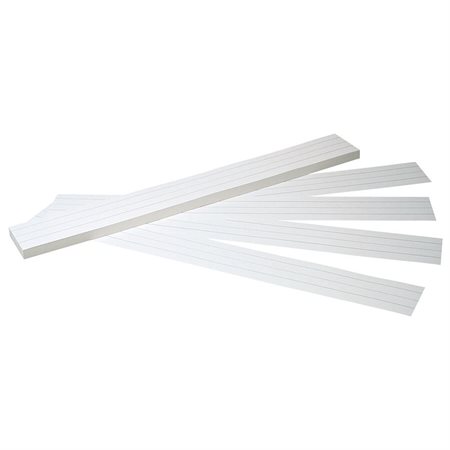 SENTENCE STRIPS RULED WHITE3" X 24" (100)