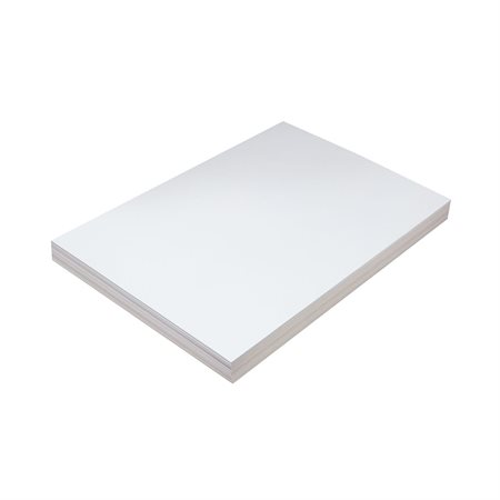WHITE HEAVY WEIGHT TAG12 X 18 (100)