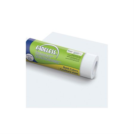 WHITE FADELESS PAPER ROLL48"X50'