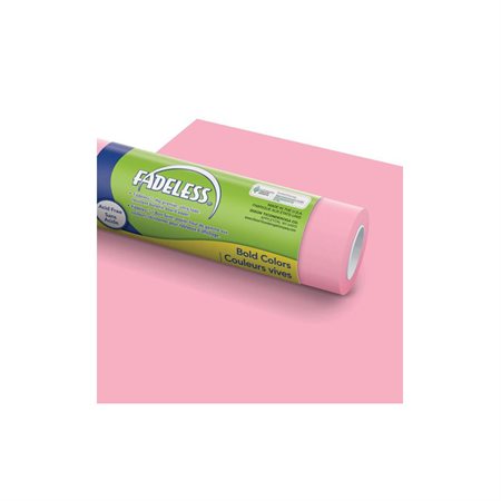 PINK FADELESS PAPER ROLL 48"X50'
