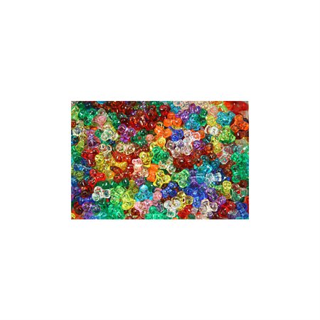 TRI BEADS #825V ASS.COLOURS11MM (1000)