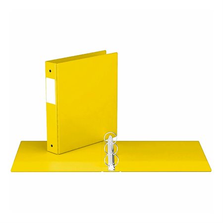 Reliure à anneau en D avec couverture transparente