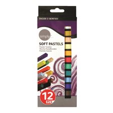 DALER-ROWNEY SOFT PASTELS 12 / PKG (12)
