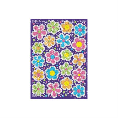 SPARKLE STICKERS FLOWER POWER (40)